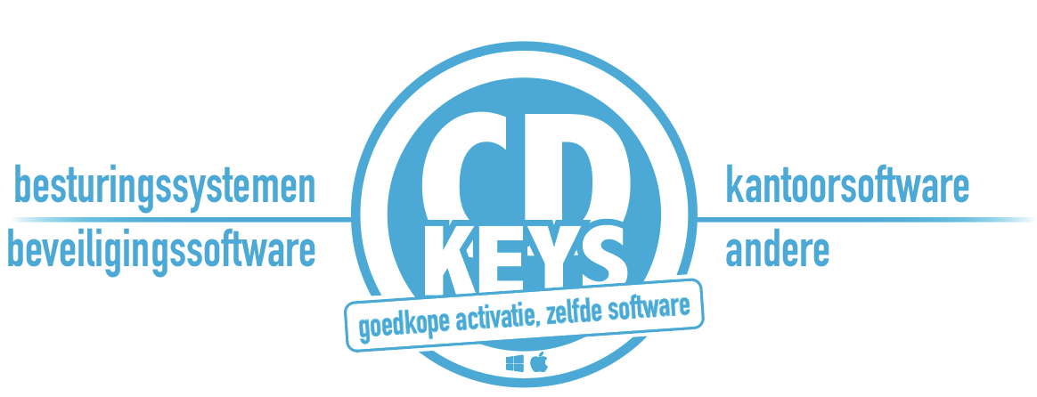 Cd-Keys Logo Met Softwarecategorieën Met Besturingssystemen Beveiligingssoftware Kantoorsoftware En Meer