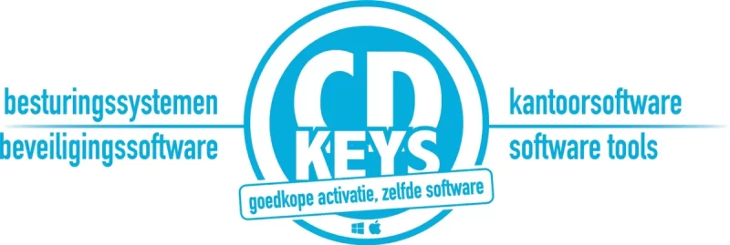 Cd-Keys Logo Met Softwarecategorieën Zoals Besturingssystemen, Kantoorsoftware En Beveiligingssoftware