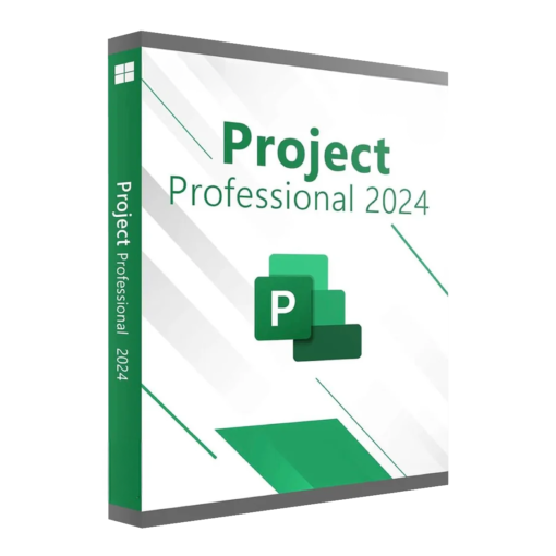 Microsoft Project Professional 2024 box met digitale licentie