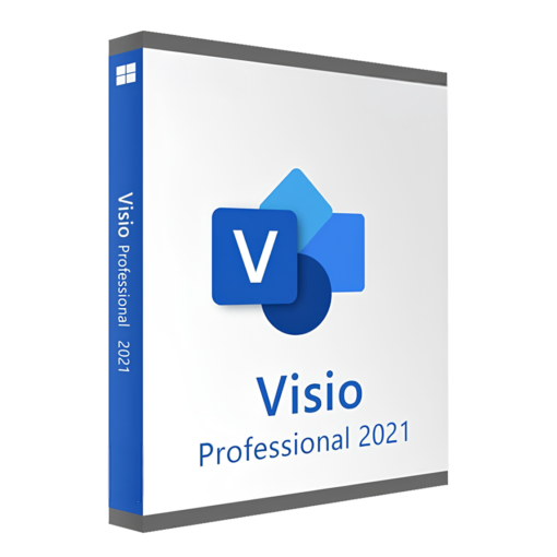 Microsoft Visio Professional 2021 box met digitale licentie