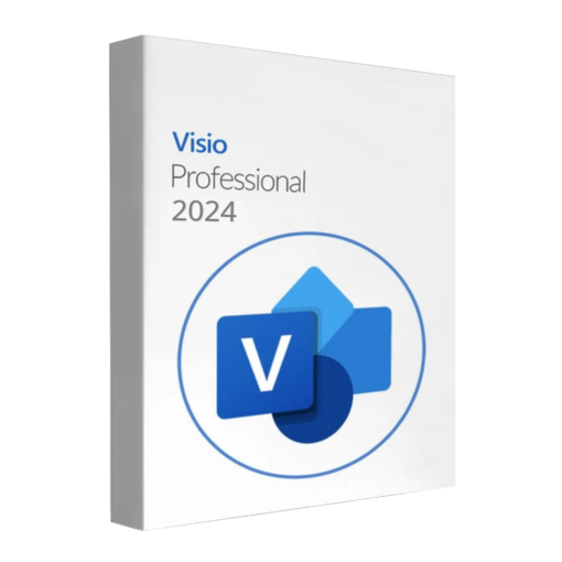 Visio 2024 Professional box met digitale licentie